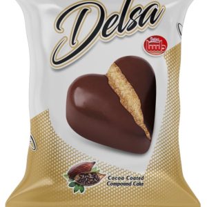 کیک قلبی باروکش شکلات